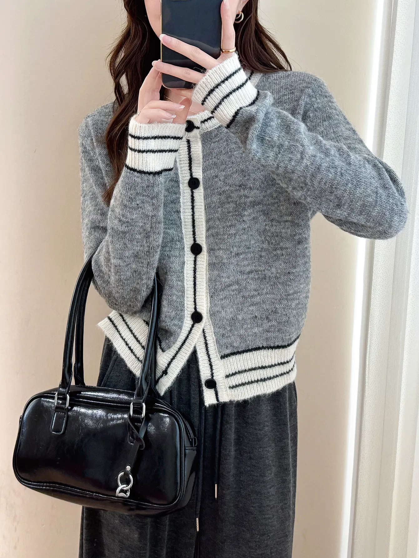 Suéter de Lã Elegante para Moda Sem Esforço e Estilo Sazonal