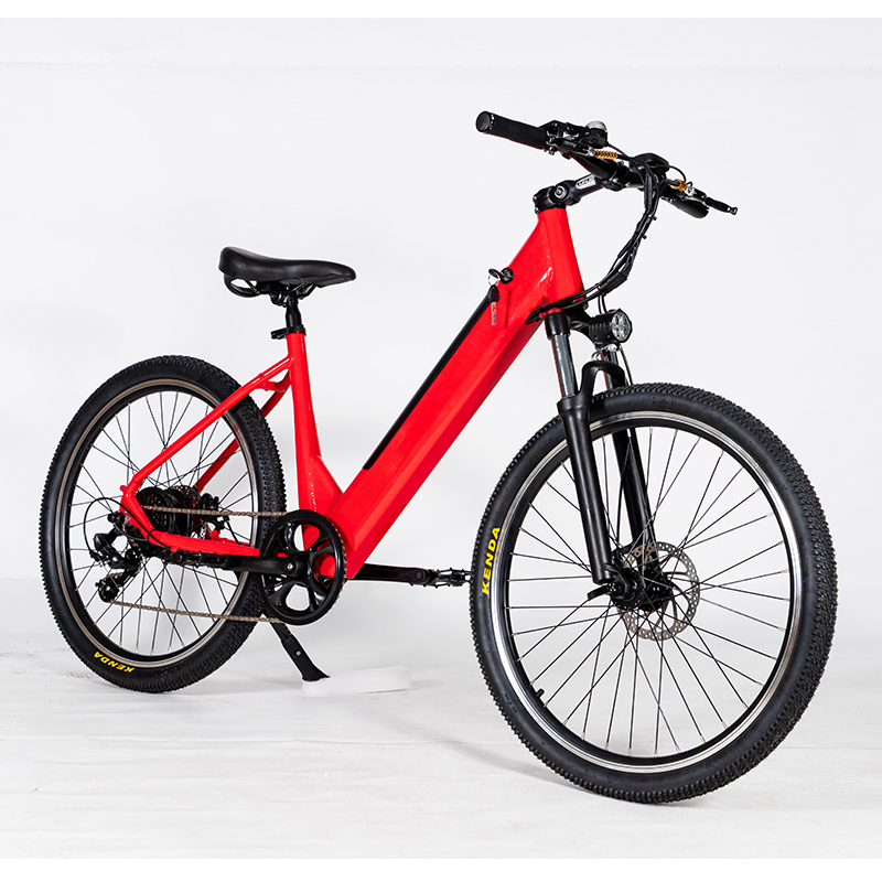 Bicicleta Elétrica Masculina e Feminina, Bicicleta de Moda Urbana em Liga de Alumínio 6-Speed