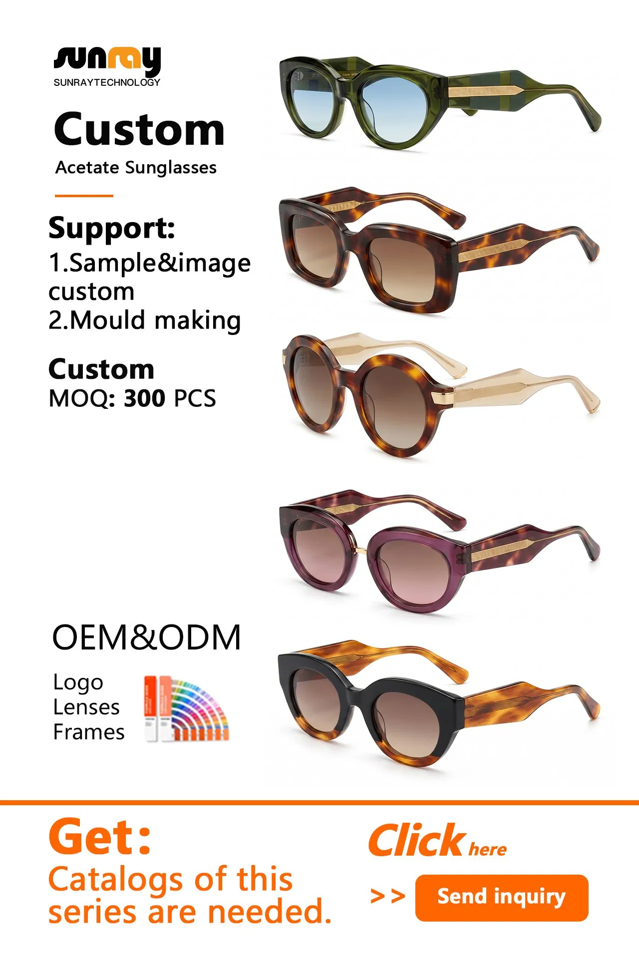Óculos de sol polarizados de acetato sustentáveis, biodegradáveis, feitos à mão, unissex, para homens e mulheres, com logotipo personalizado, de moda de luxo e alta qualidade