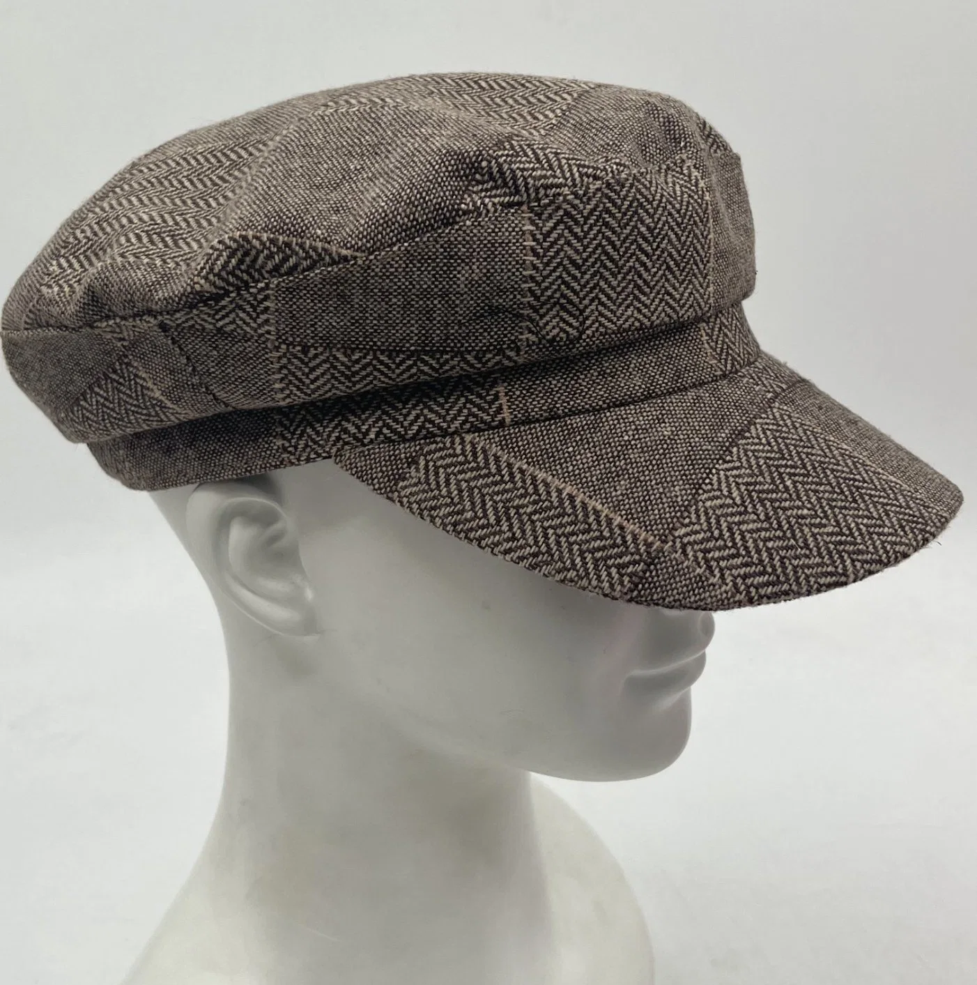Atacado Moda Feminina Boné de Inverno em Tecido Sustentável