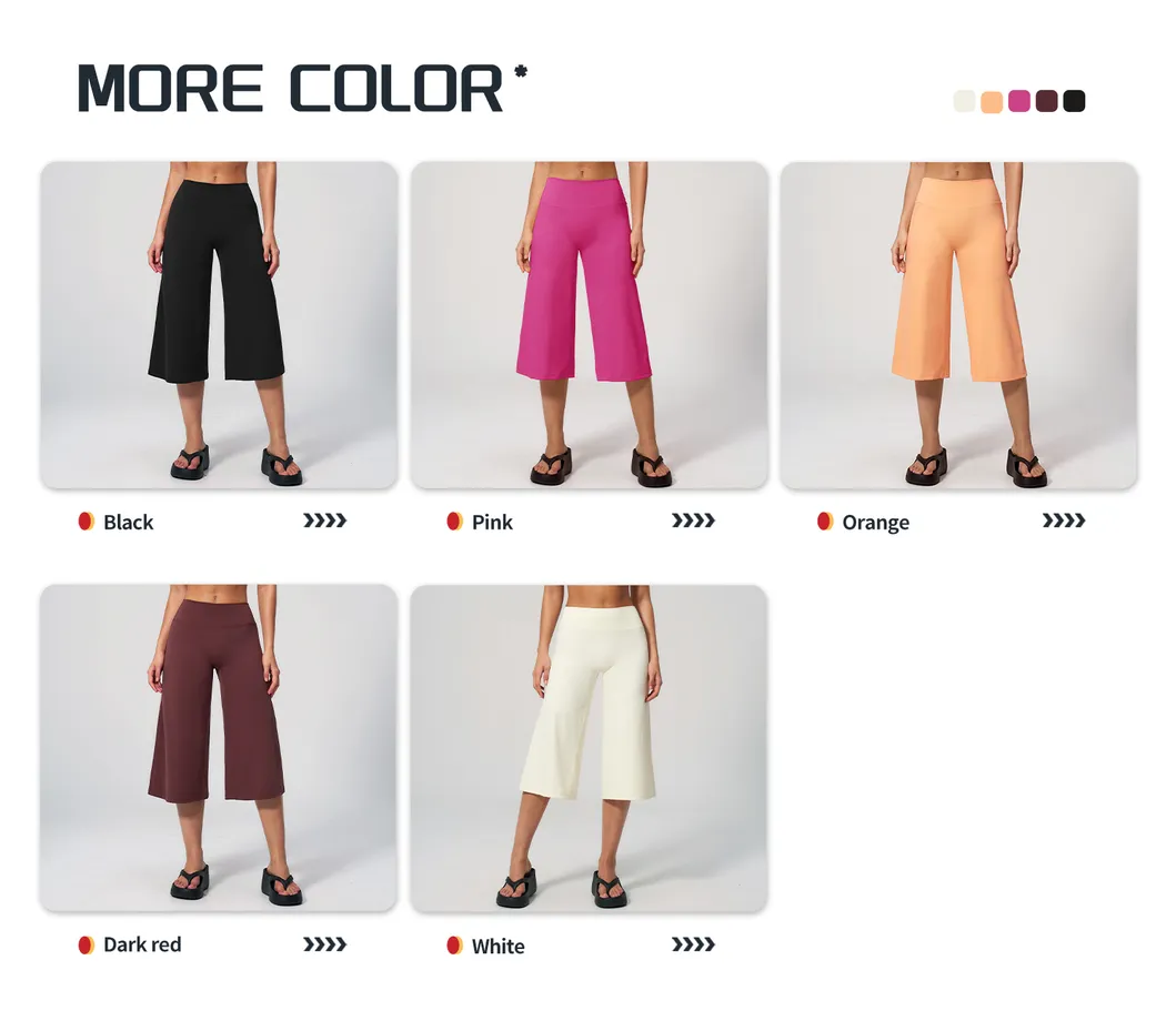 Calças Cropped Largas e Soltas, Top de Yoga com Decote em V, Roupas Femininas, Moda, Roupas Casuais para Esportes