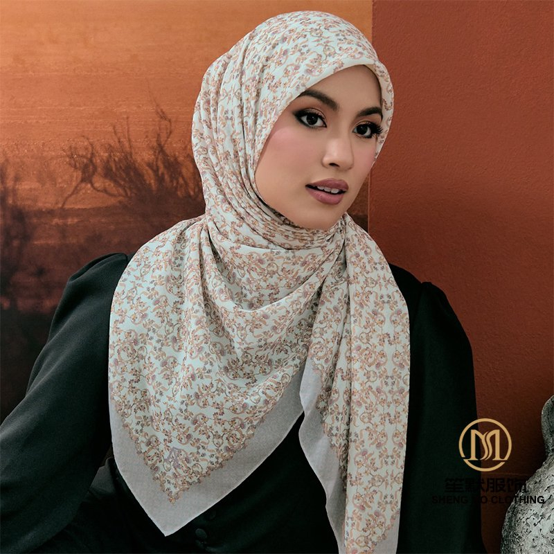 Fornecedor profissional de hijab de viscose voile, designs de tendências sazonais diretas, estilos contemporâneos, hijab de viscose voile