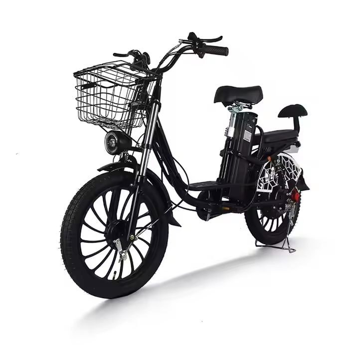 Moda - Bicicleta Elétrica Feminina Projetada com 20 - Polegadas Pneus. Ebike para Adultos com um Quadro de Ferro, uma Bicicleta Elétrica para Estradas Urbanas