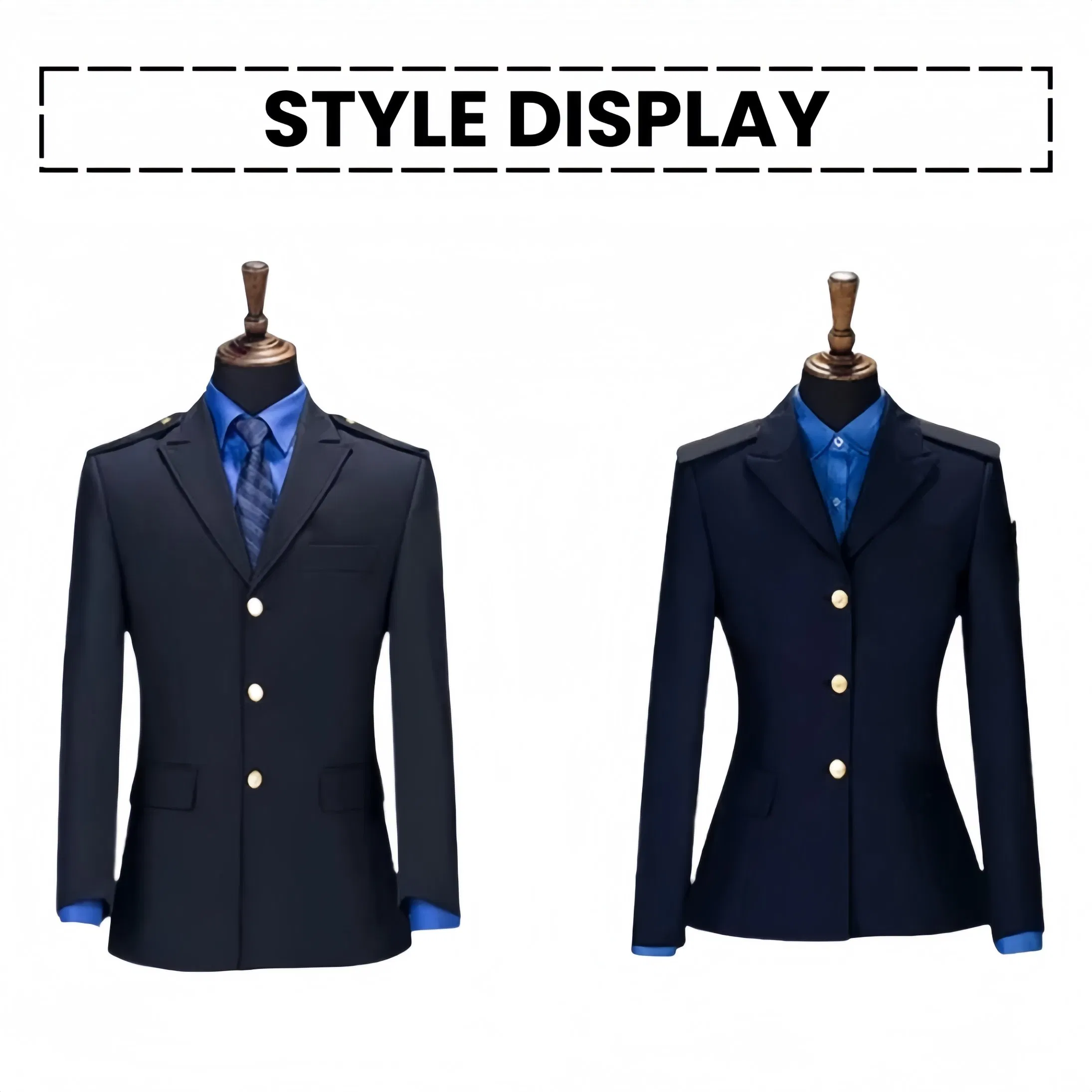 Uniforme de Trabalho para Homens/Mulheres, Jaqueta de Transporte para Atendentes de Aeroporto, Roupas Personalizadas para Segurança