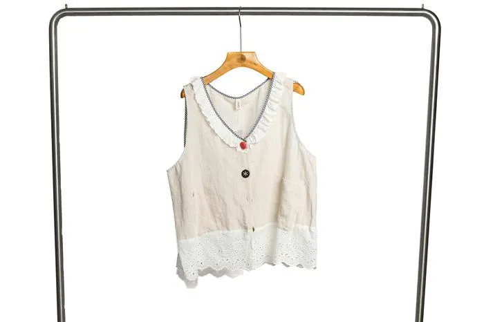 Blusa de Linho Feminina Cinza, Casaco, Vestuário, Vestidos, Blusa Feminina