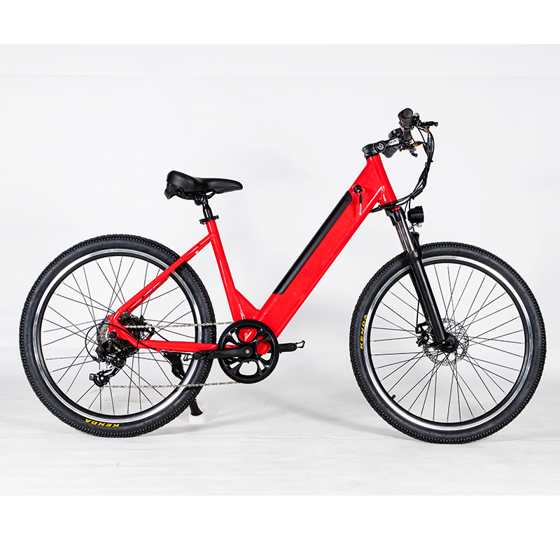 Bicicleta Elétrica Masculina e Feminina, Bicicleta de Moda Urbana em Liga de Alumínio 6-Speed
