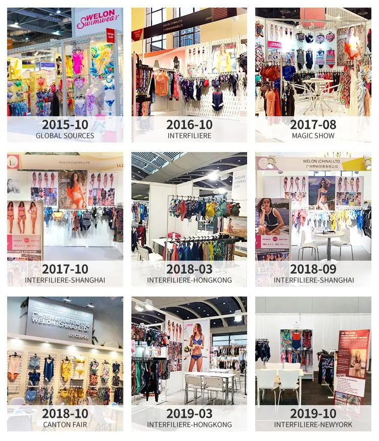 Exposição de produtos de moda