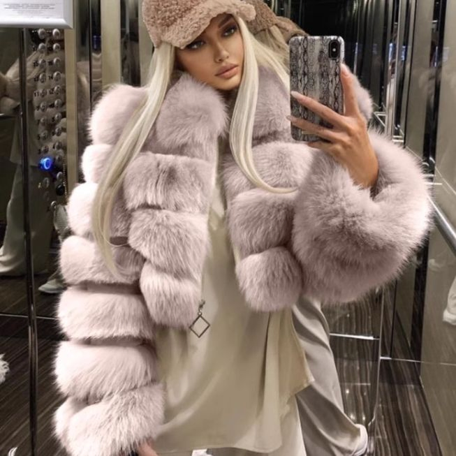 10 Mil PCS Jaquetas Produzidas Inverno Novo Estilo Solto Quente Mulheres Casaco de Pele