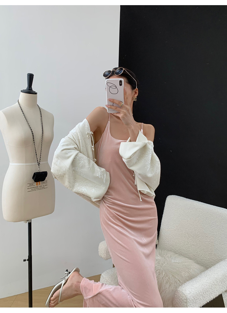 Saia de moda rosa para festas, mulheres, meninas, verão, casamento, baile, noite, bodycon sexy, um senso de luxo e decote em U, roupas femininas