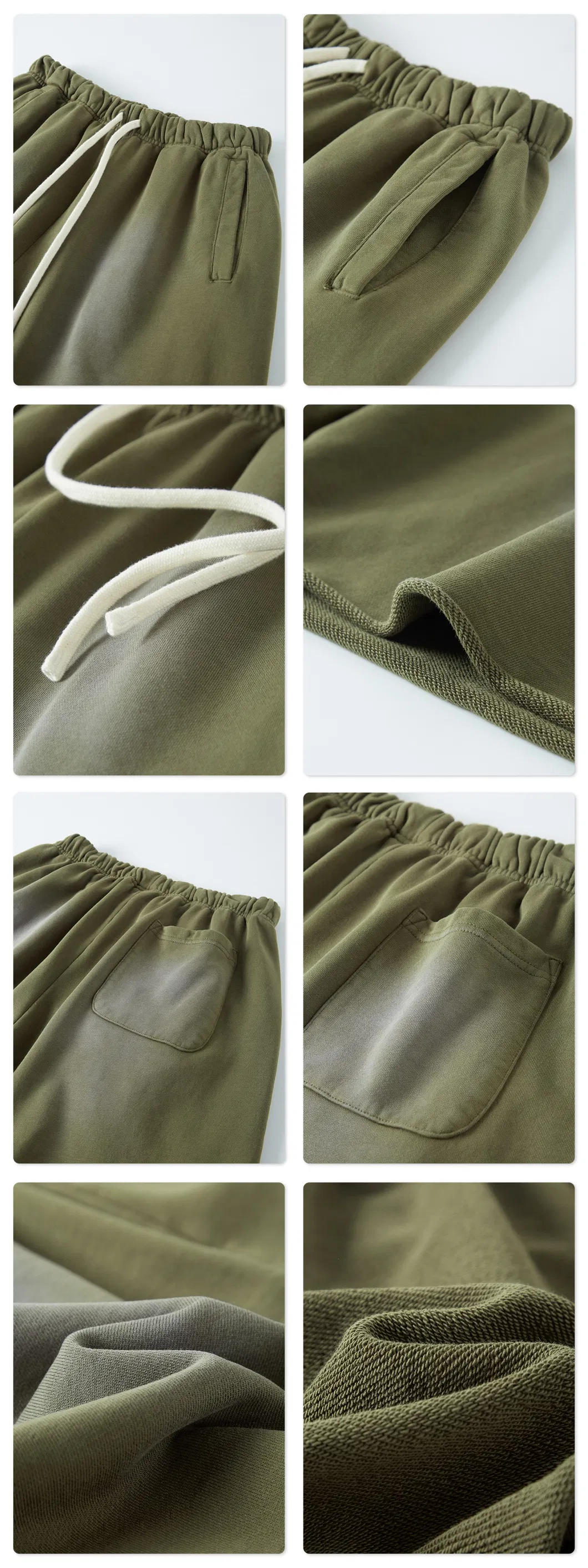 Calças de Moletom Vintage Pesadas para Homens 440g Verão de Alta Qualidade Fabricantes de Roupas Femininas Personalizadas