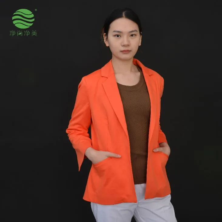Conjunto de Terno Feminino Sob Medida para Trabalho de Escritório com Saia Curta