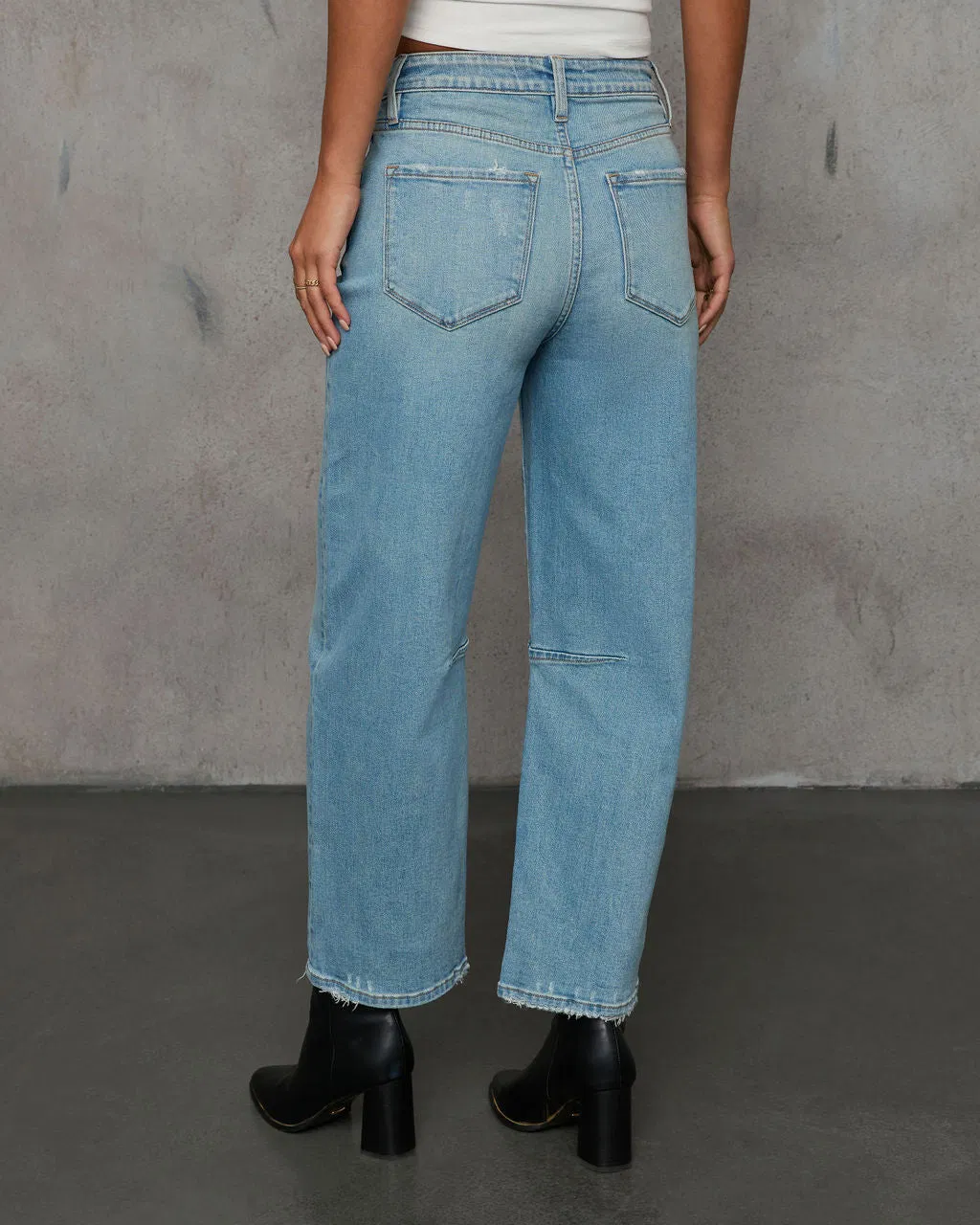 Roupas Femininas 2025 Primavera Nova Moda Casual Calças de Denim Soltas com Cintura Média em Estilo Balão