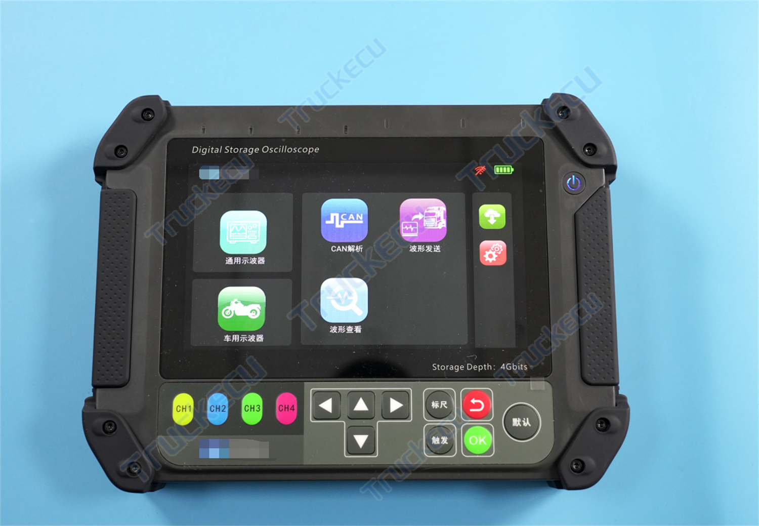 Automotive Digital Oscilloscope Multi Channel Touchscreen Display Multimeter CAN LIN Signal Source Handheld Touch Screen Tablet