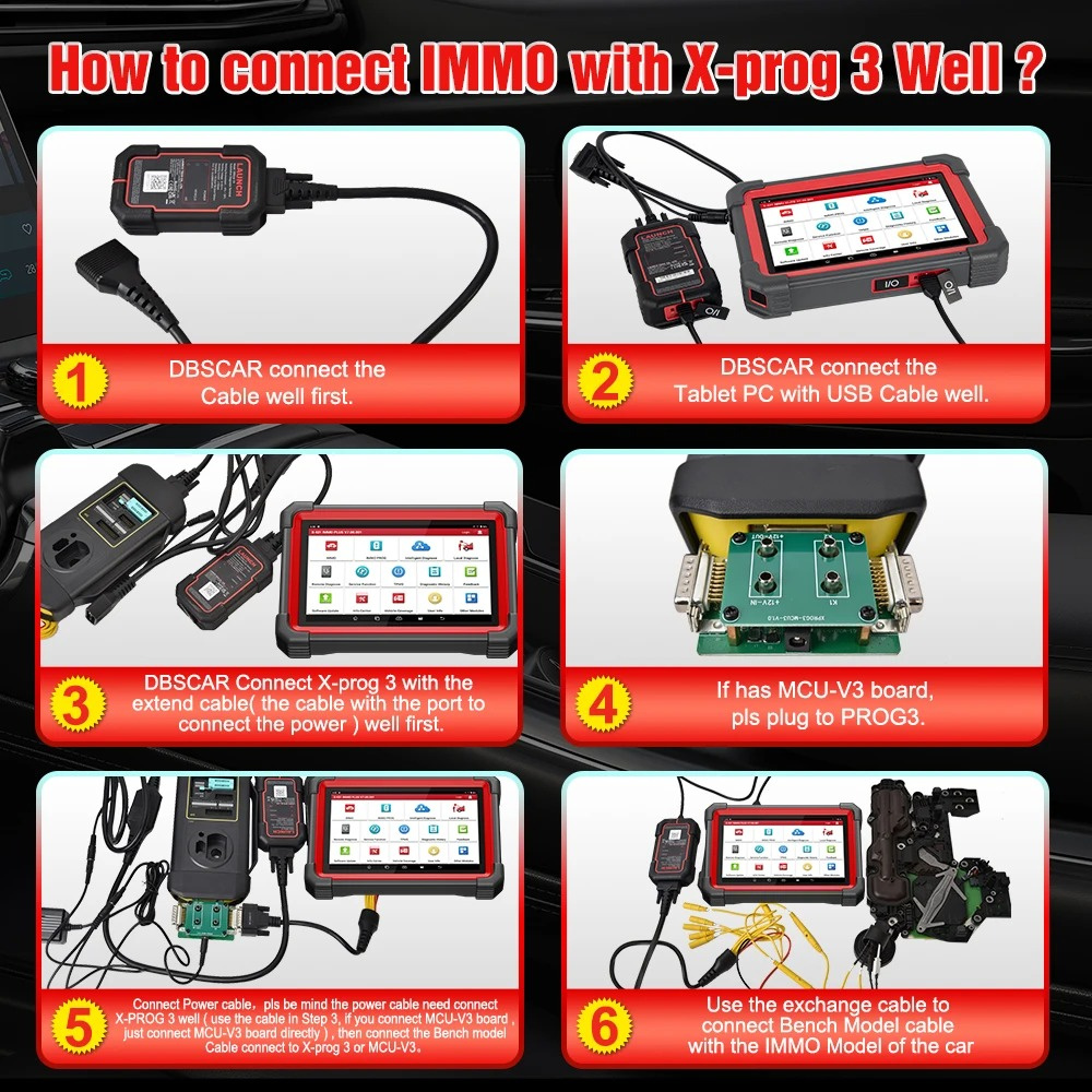 2025 LAUNCH X431 IMMO PLUS Professional Car Key Programmer Scan Diagnostic Tool with X-PROG3 Full System Auto ECU Coding Machine