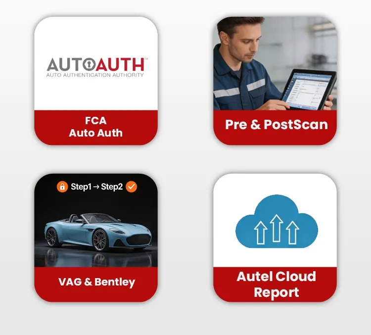 Maxisys Ultra EV Automotive Scanner, Pre & Post Scan, Cloud Report