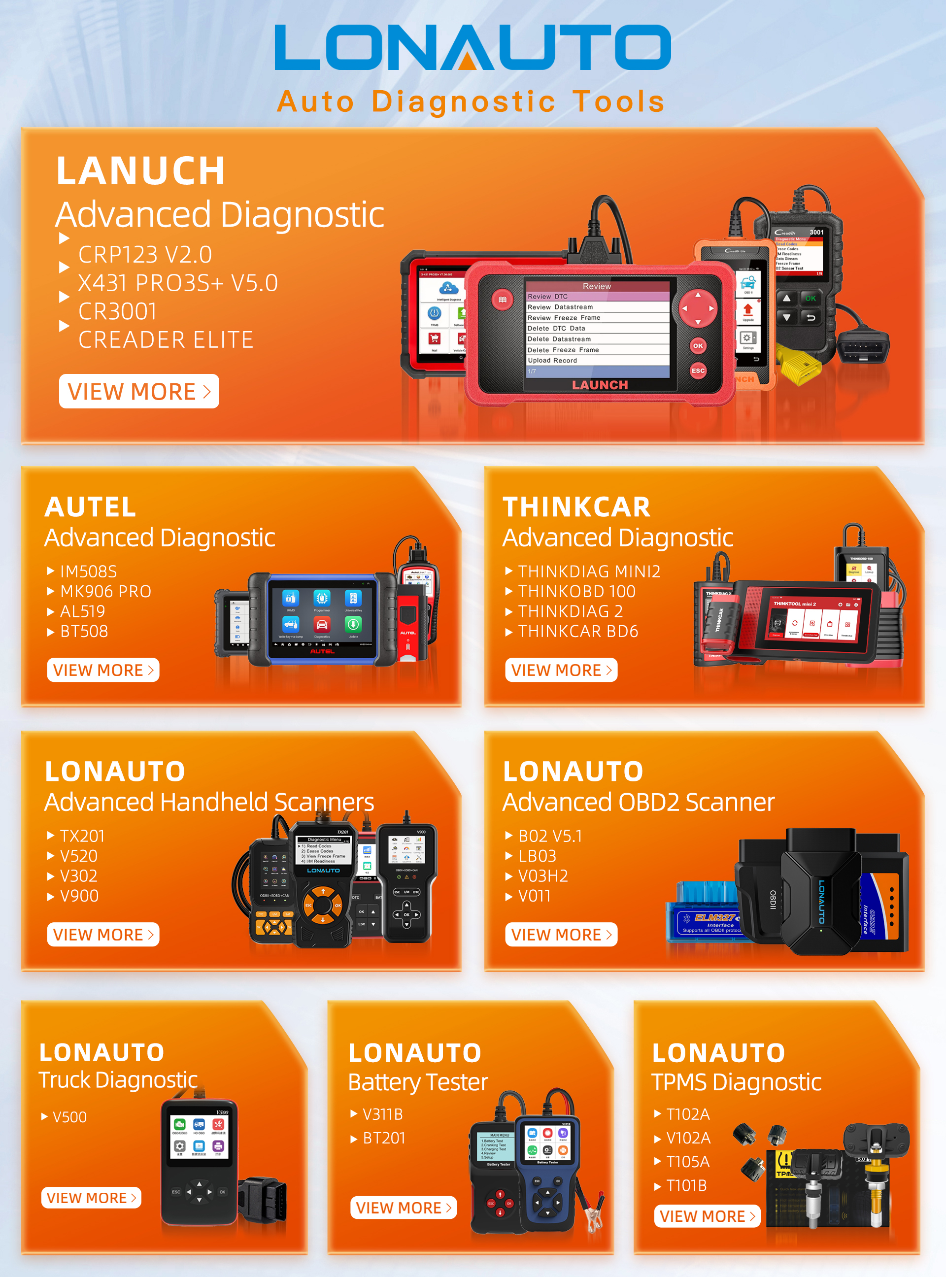 Product Range Banner