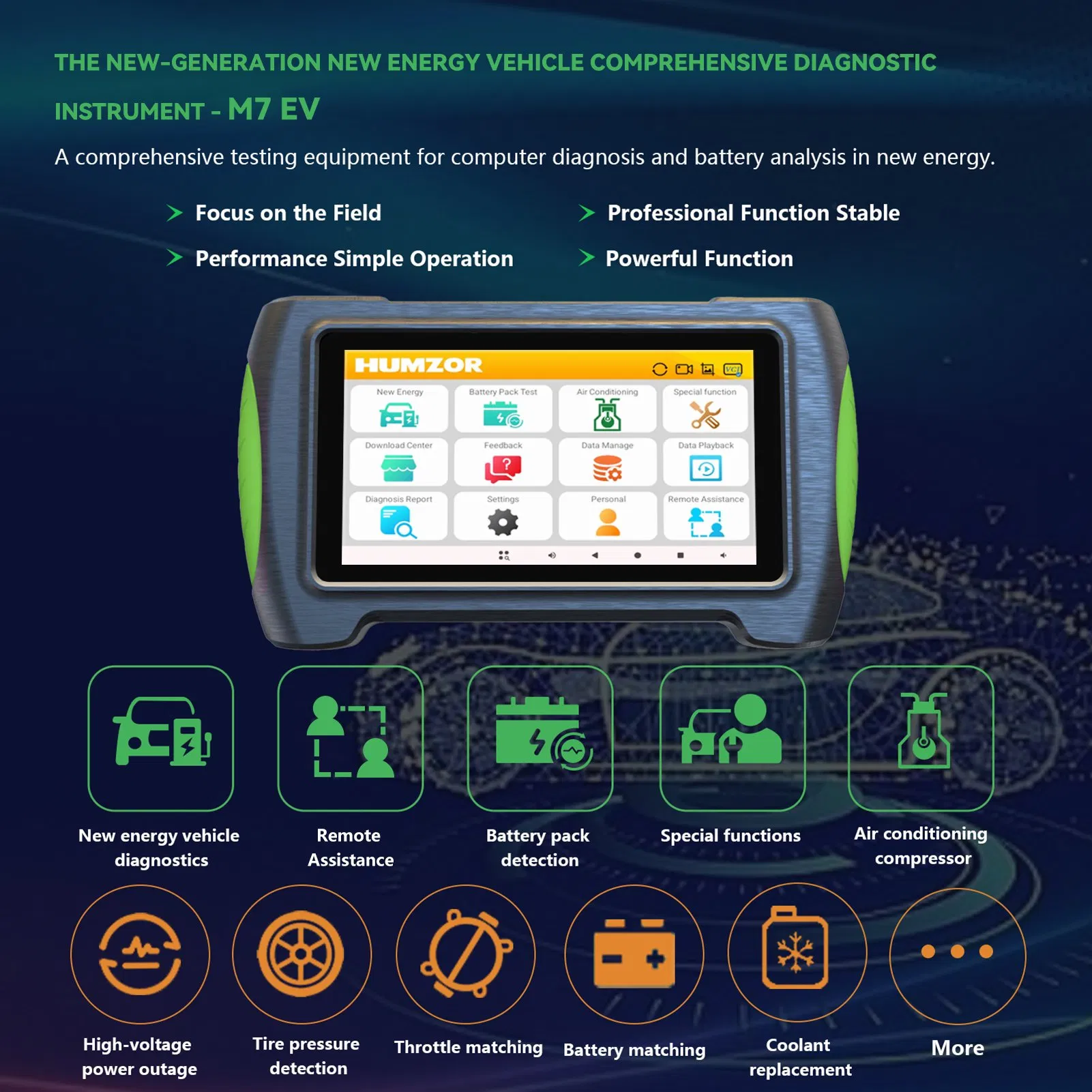 Portable Ultrasound Scanner New Energy Vehicles M7 3D Tool OBD2 Pour Voiture Scanner De Diagnostic Car Diagnostic Launch X431 Automotive Scanner Price Car Key