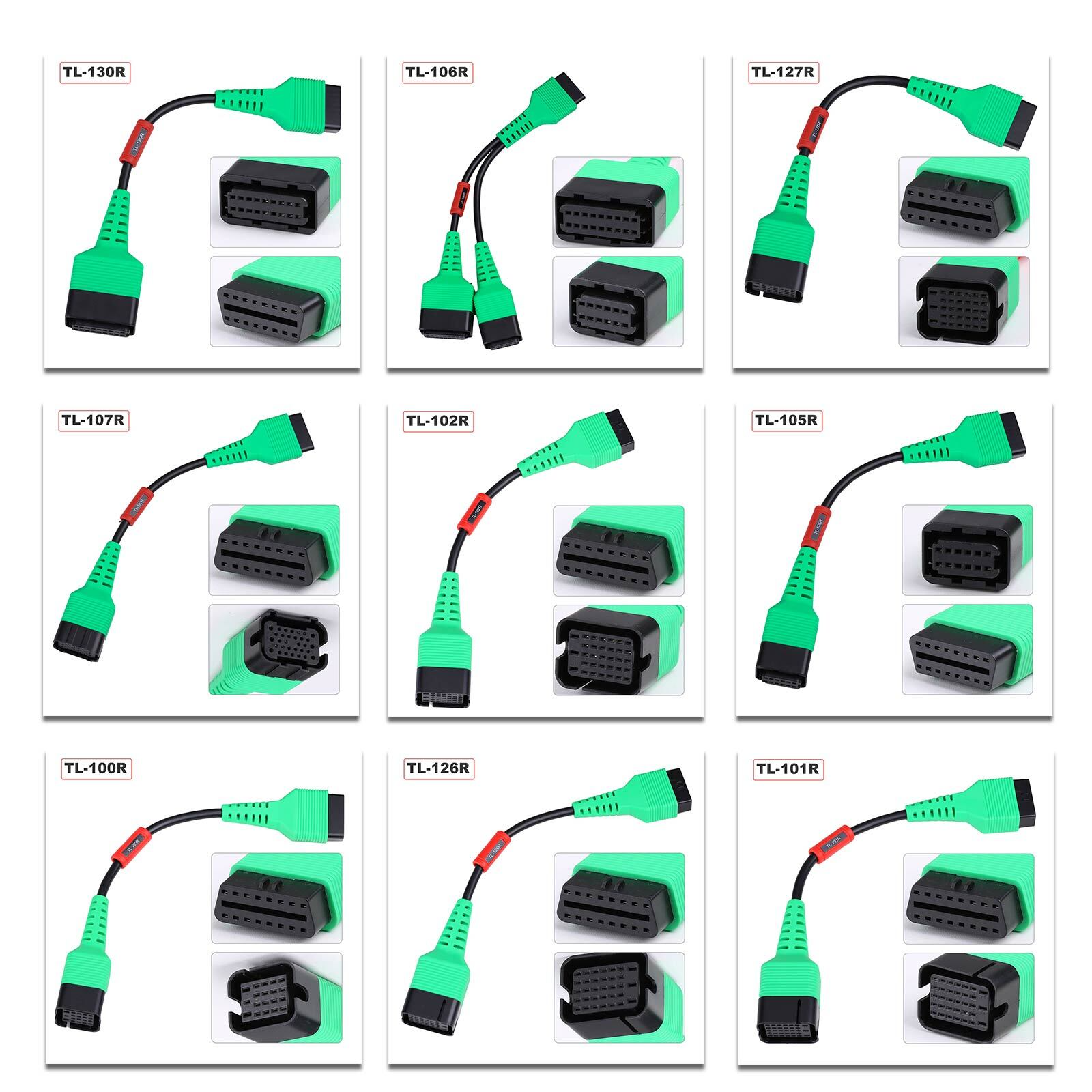 LAUNCH X431 New Energy EV Car Diagnostic Tools Work With X431 PAD V / PAD VII Electric Vehicle Cables