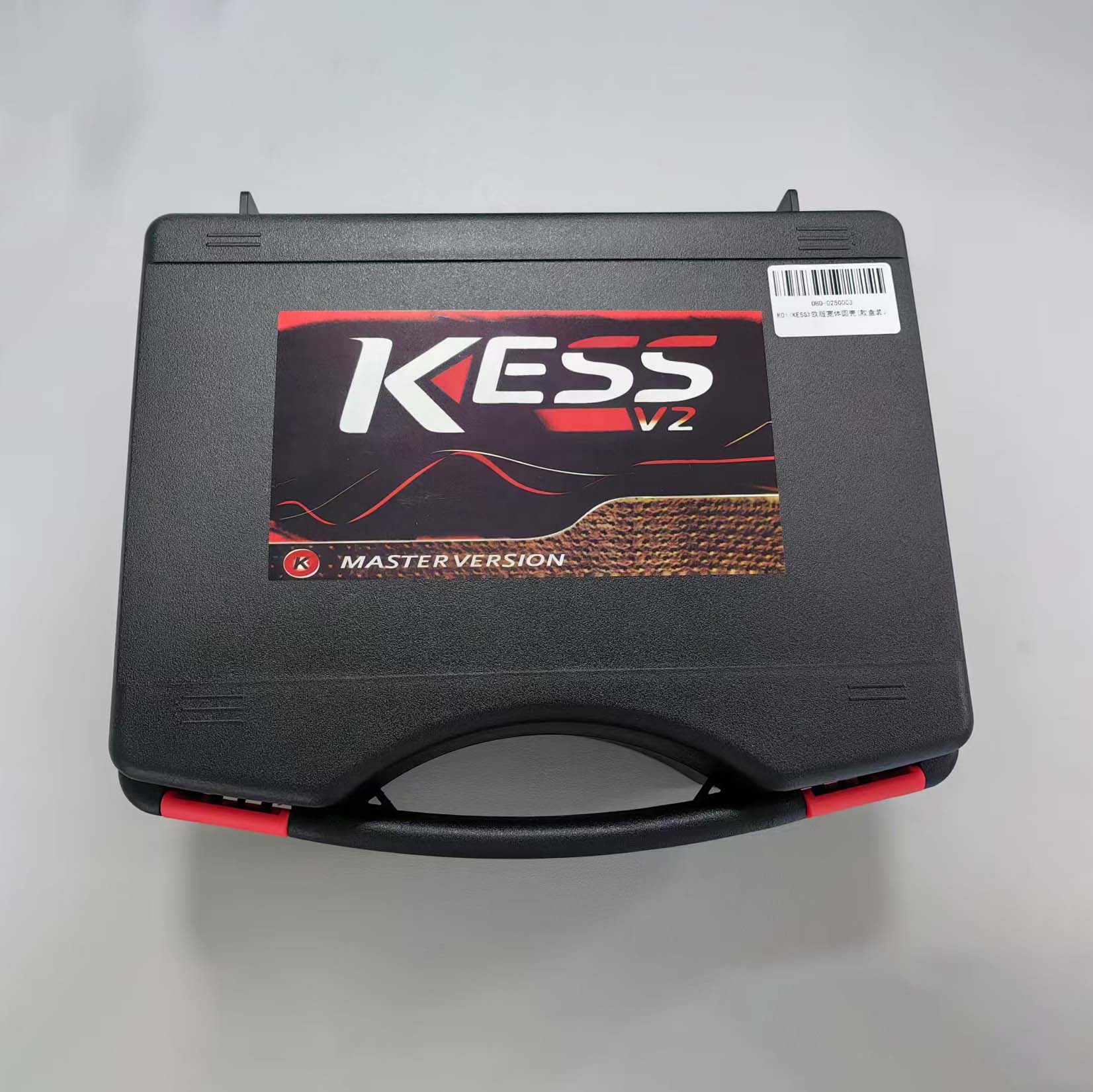 EU Red V2.8 KESS V2 V5.017 for Ecu Programming No Token Limited ECU Chip Tuning Tool With Plastic Toolbox