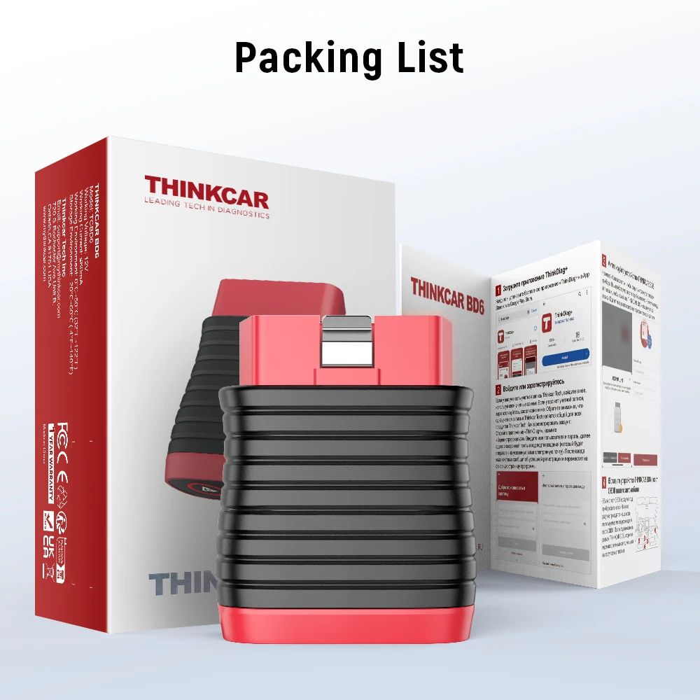THINKCAR BD6 Package Contents