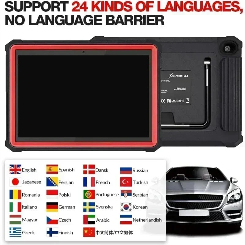 Tablet for Launch X431 Pro3S+ Tablet OBD2 Scanner 3GB RAM+128GB Auto Diagnostics Tool