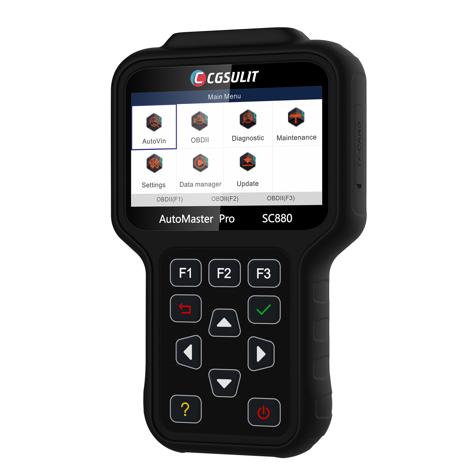 CGSULIT SC880 Car Diagnostic Tool with All System ABS SRS Transmission Engine TPS DPF