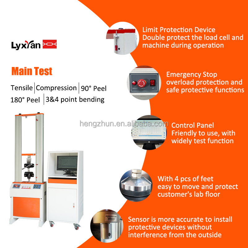 HZ-1004A AI-Report Universal Tester 500kg - Auto Data Export To Excel/PDF, Real-Time Curve Analysis