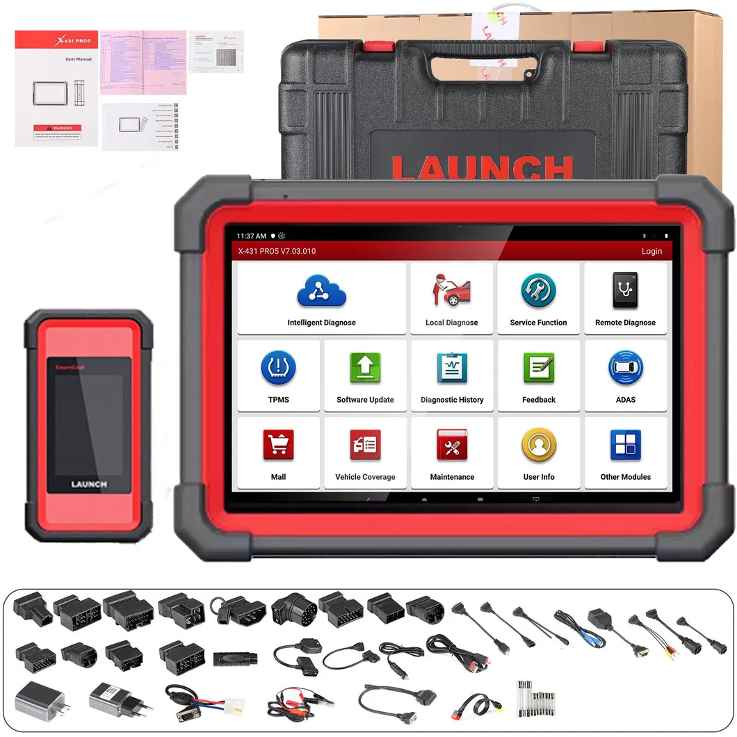 Launch X431 PRO5 Full System Smart Box Heavy Duty Truck Canfd Doip Car Diagnostic Tool