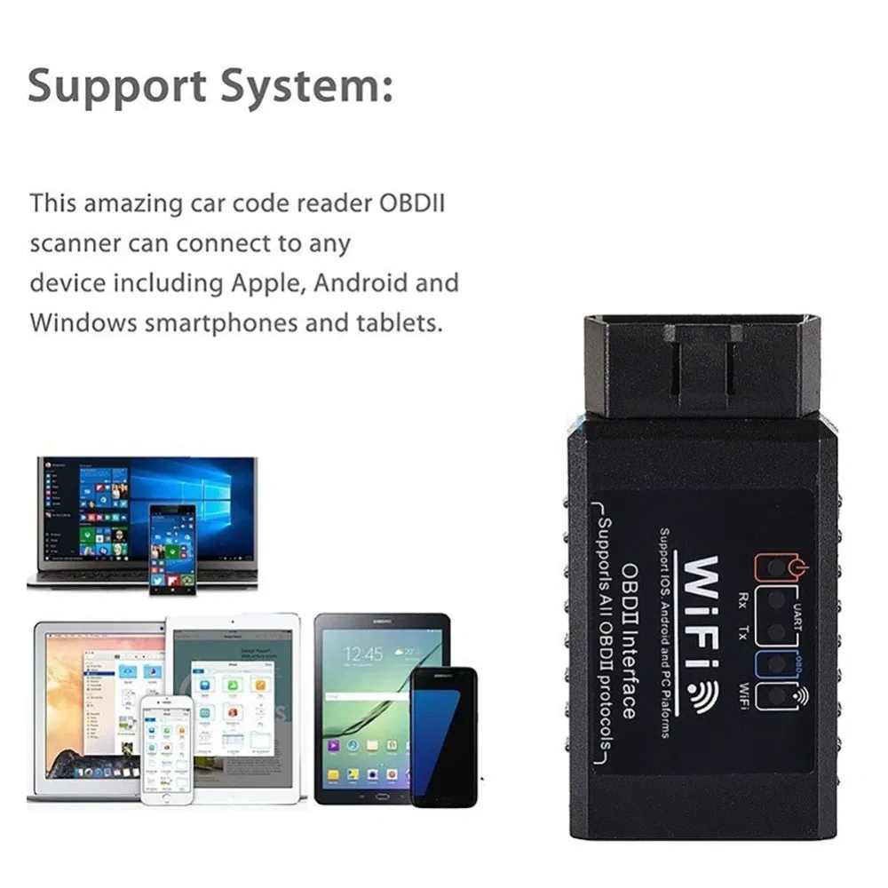 Ymiot B18-3 OBD2 Scanner - WiFi Elm327 Car Diagnostic Tool & Code Reader
