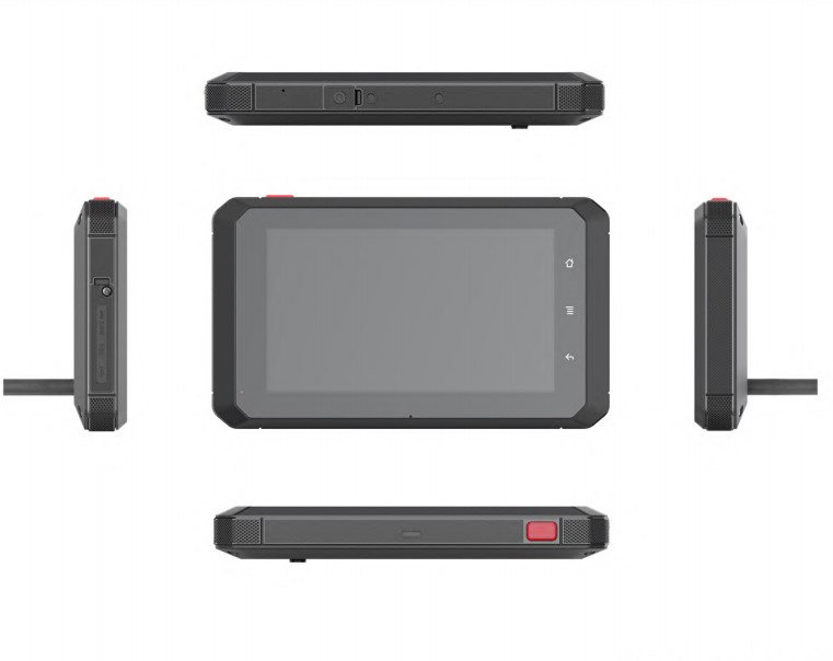 Taxi Tablet Vehicle Mounted All-in-One Cable Design 5 Inch Smart Tablet With 4G WIFI BLE GPS For Taxi Displatch