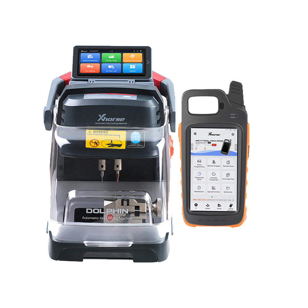 US/EU/UK Free Ship Xhorse Dolphin II XP-005L Car Key Cutting Machine And VVDI Key Tool Max Pro
