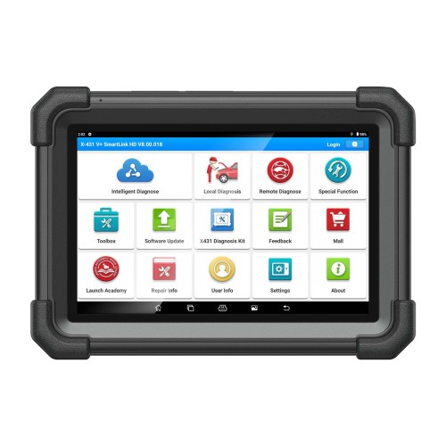 Newest Launch X431 V+ Tablet 4.0 and SmartLink HD Heavy Duty Truck Diagnostic Tool for 12V 24V Trucks