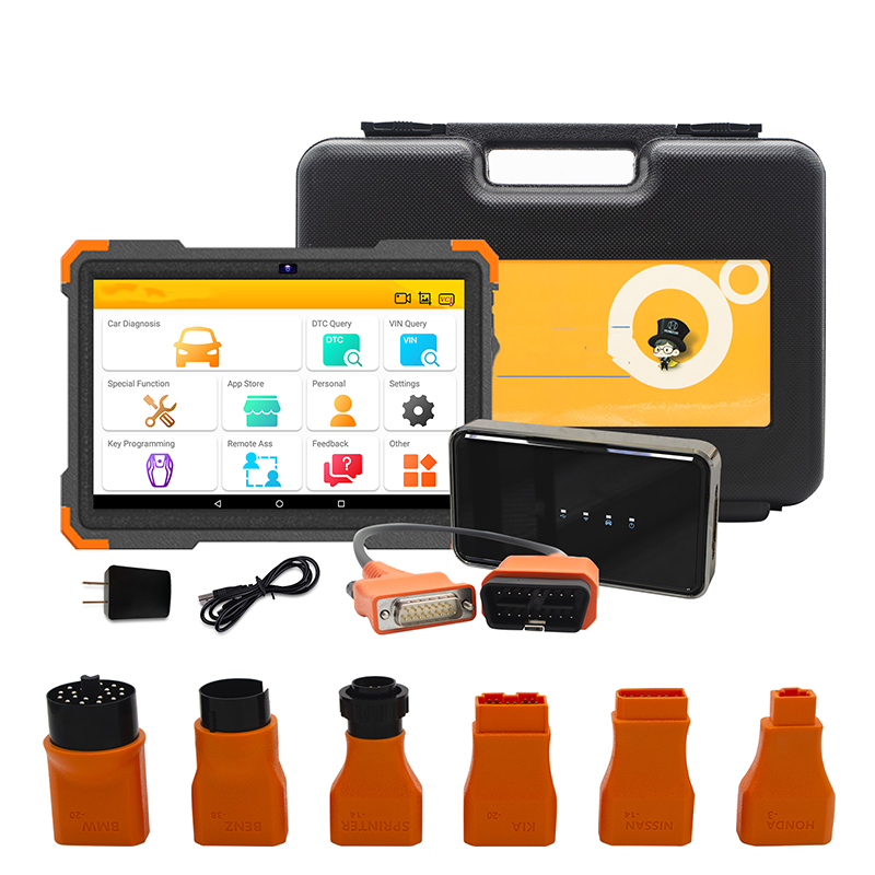 High Quality Full System BT 5.0 10 Inch OBD2 Diagnostic Scanner Code Reader Tablet ECU Key Programmer Auto Car Diagnostic Tools