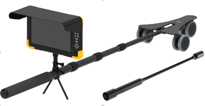 High Resolution 4K Dual-Lens Under Vehicle Detector Anti-Terrorism Sefety Inspection Equipment