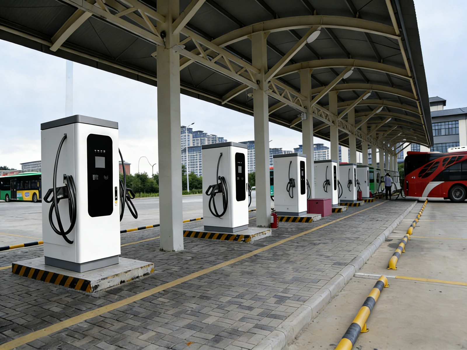 DC EV Charging Station-Public Parking Lots