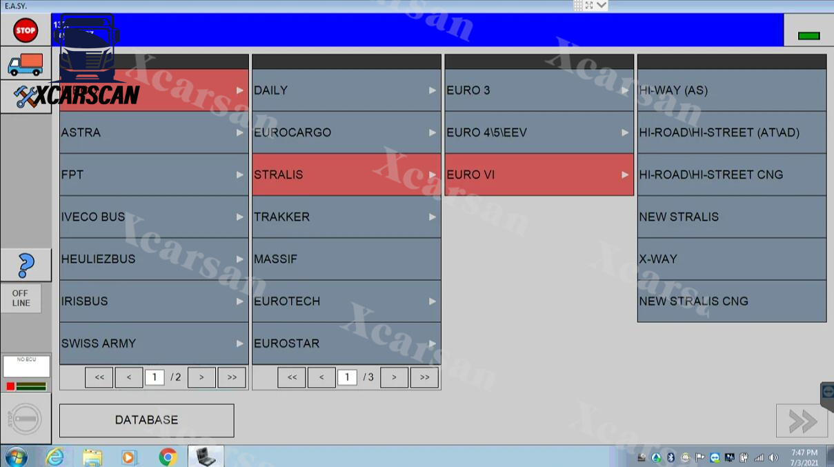 Software Menu