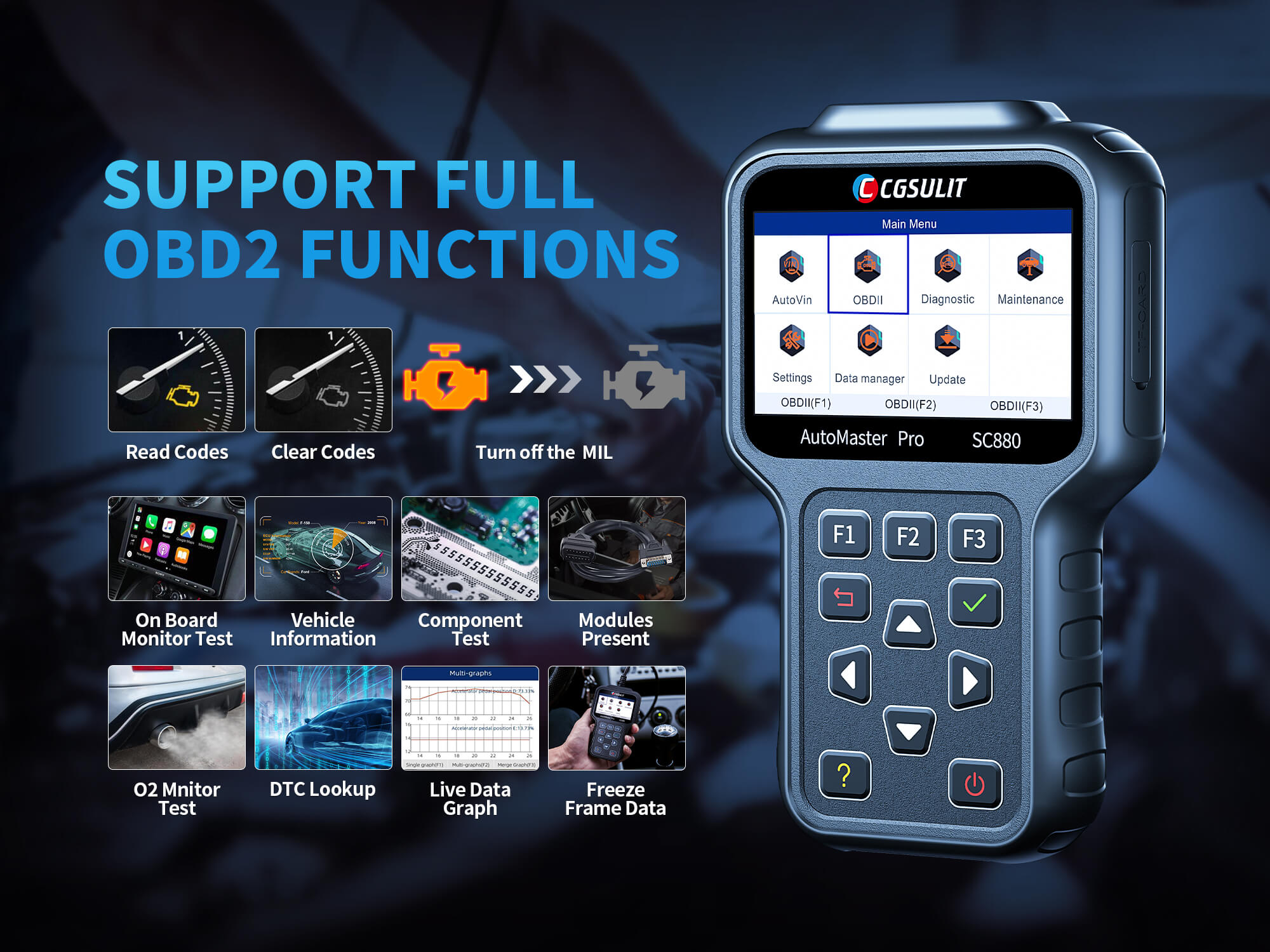 OBD2 Scanning Functions