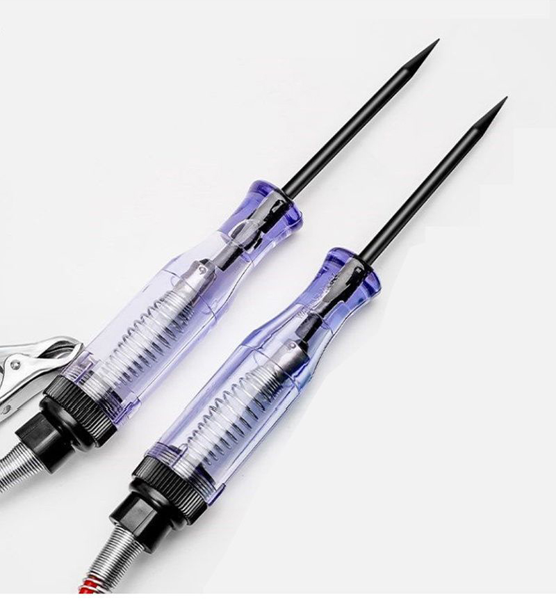 6-24V Test Light Sharp Hard Steel Probe Vehicle Circuits Low DC Voltage Light Tester Premium LED Bulb Automotive Circuit Tester