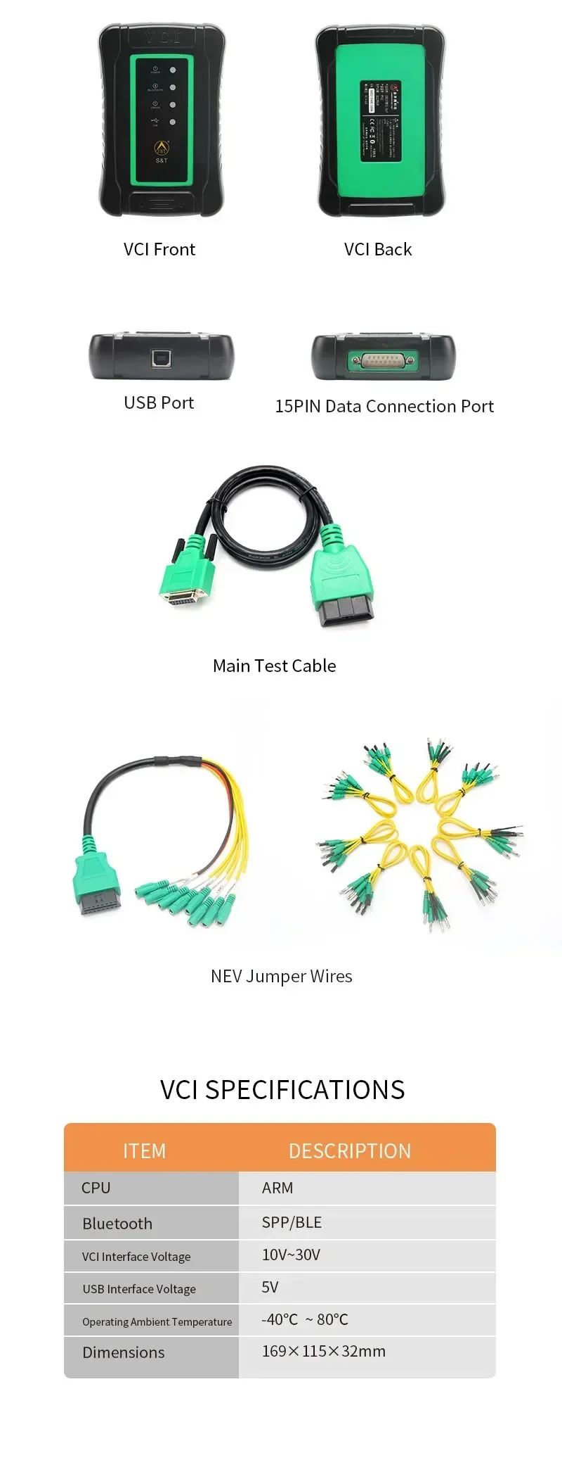 C80 EV Special Diagnostic Tool for New Car Decoder