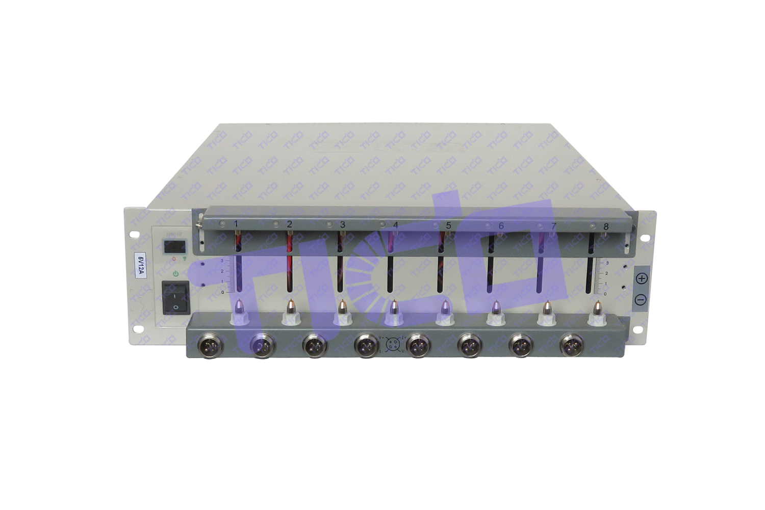 5V6A 8 Channels Extra High Accuracy Battery Testing System Equipment for Lithium Ion Battery Lab Research