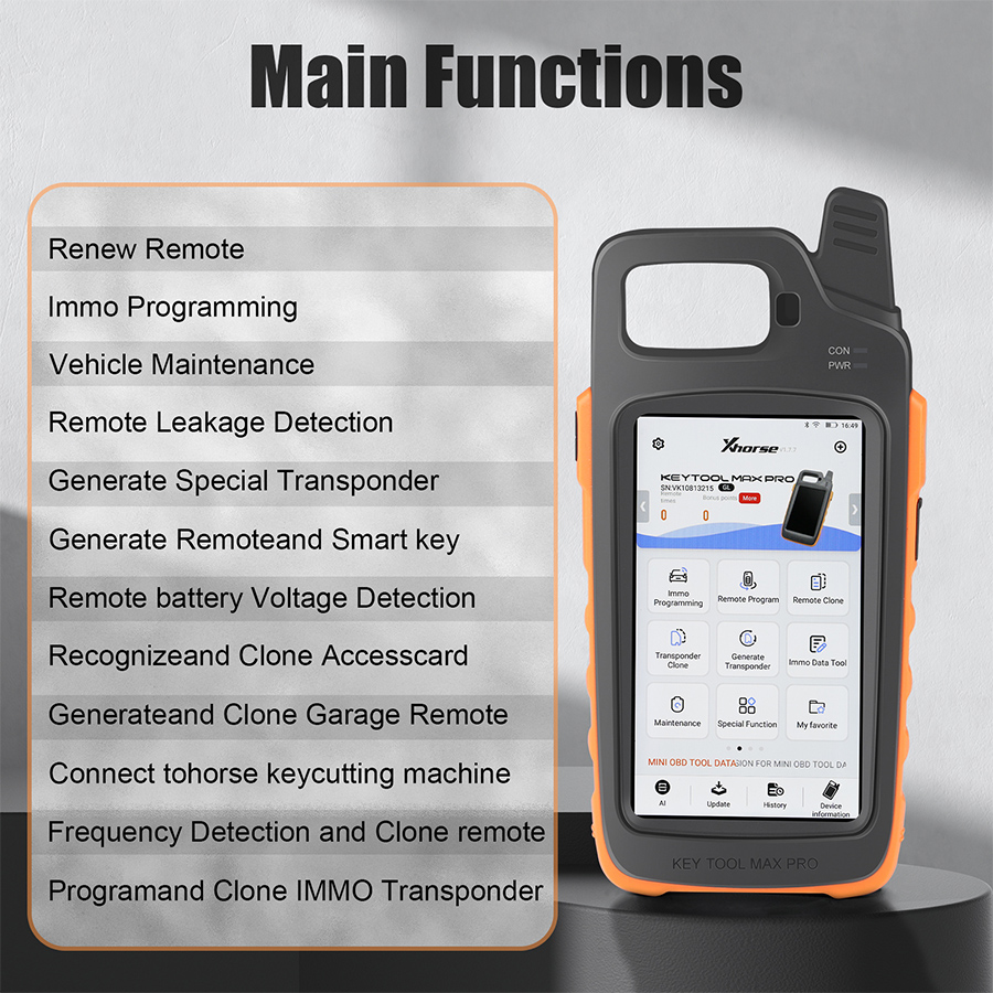 US/EU/UK Free Ship Xhorse Dolphin II XP-005L Car Key Cutting Machine And VVDI Key Tool Max Pro