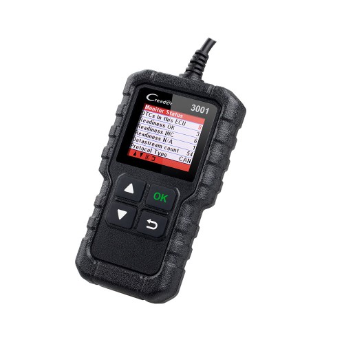 Launch Creader 3001 CR3001 Full OBDII EOBD Code Reader Scanner Multilingual Car Engine Fault Diagnostic Tool for OBD2 Vehicles