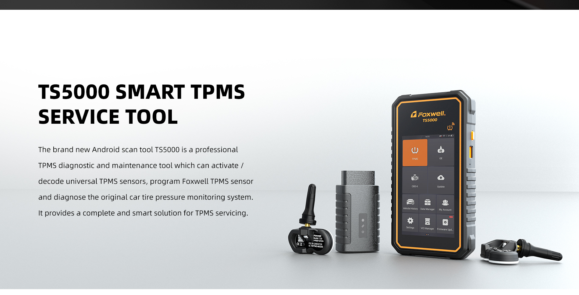 TPMS Service Tool Front View
