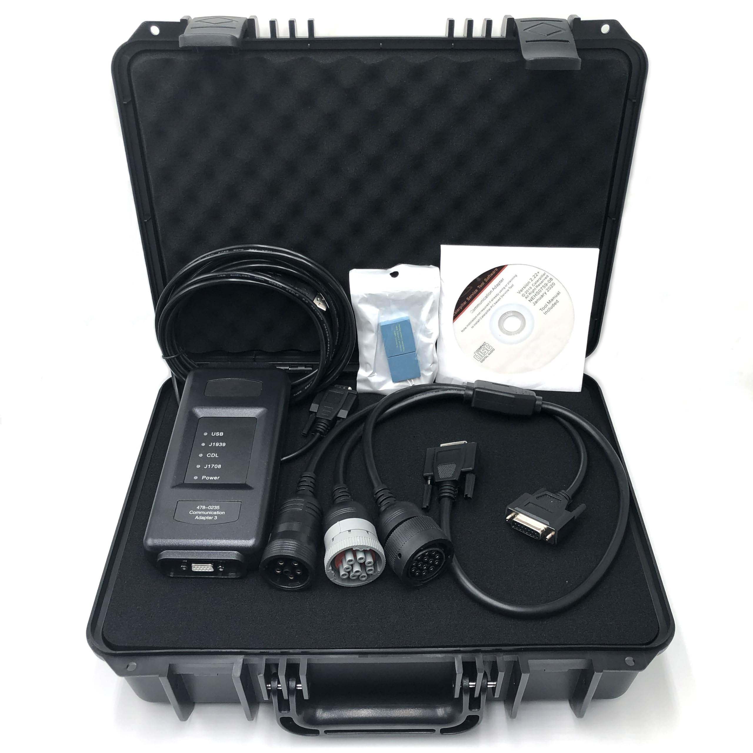 For ET4 Communication Adapter3 478-0235 538-5051 Diagnostic Tool for Caterpillar CAT Truck Excavator Scanner With 2025 Software