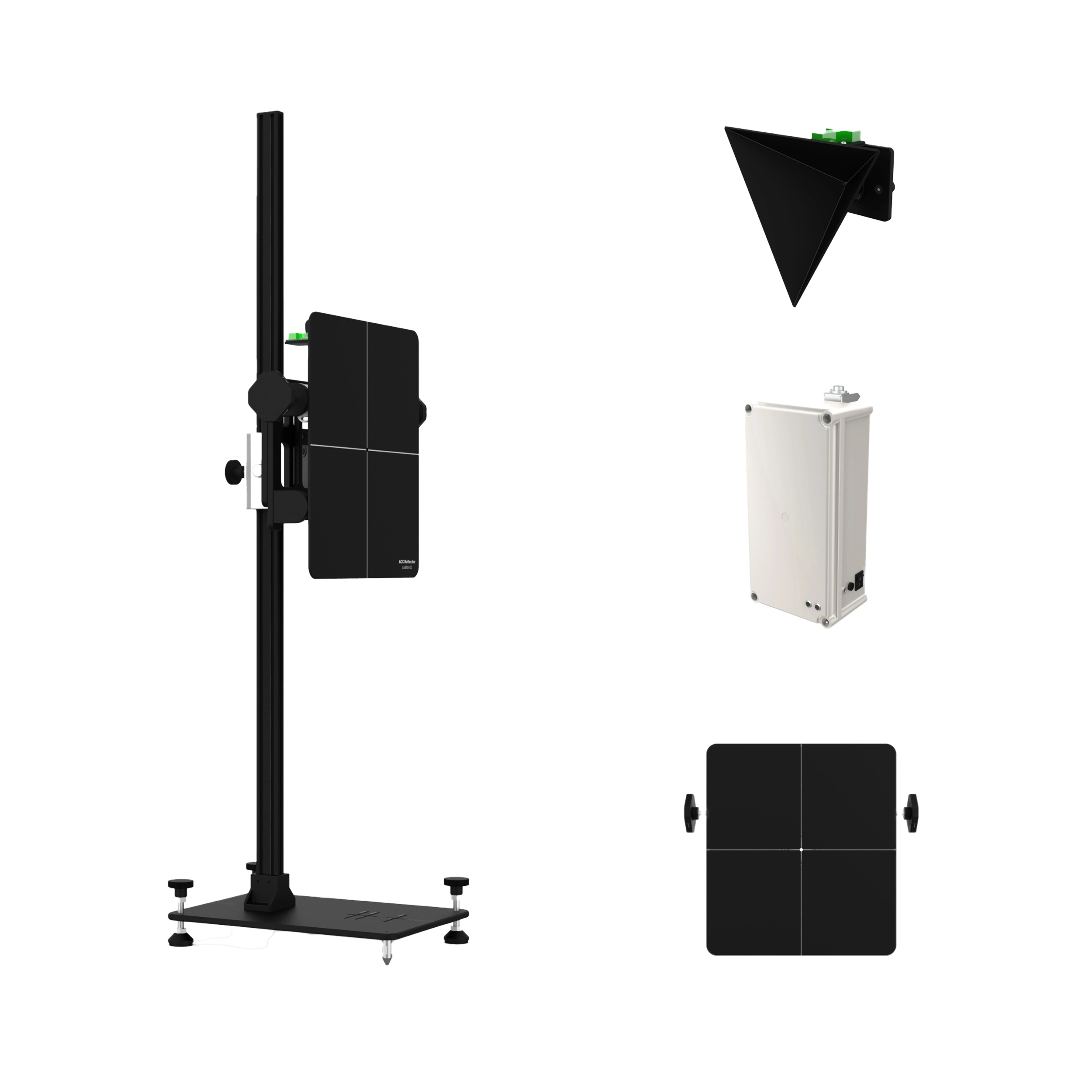 LAUNCH ADAS radar Calibration Kit 3 in 1 ACC + Doppler + Corner Reflector Set with Bags for Collision Centers and Repair Shops