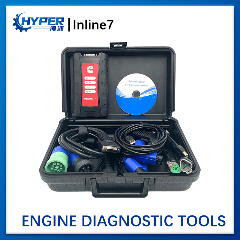 Inline7 Engine Code Reader OBD2 Diagnostic Tool Heavy Duty Truck Scan Tool for Inline6