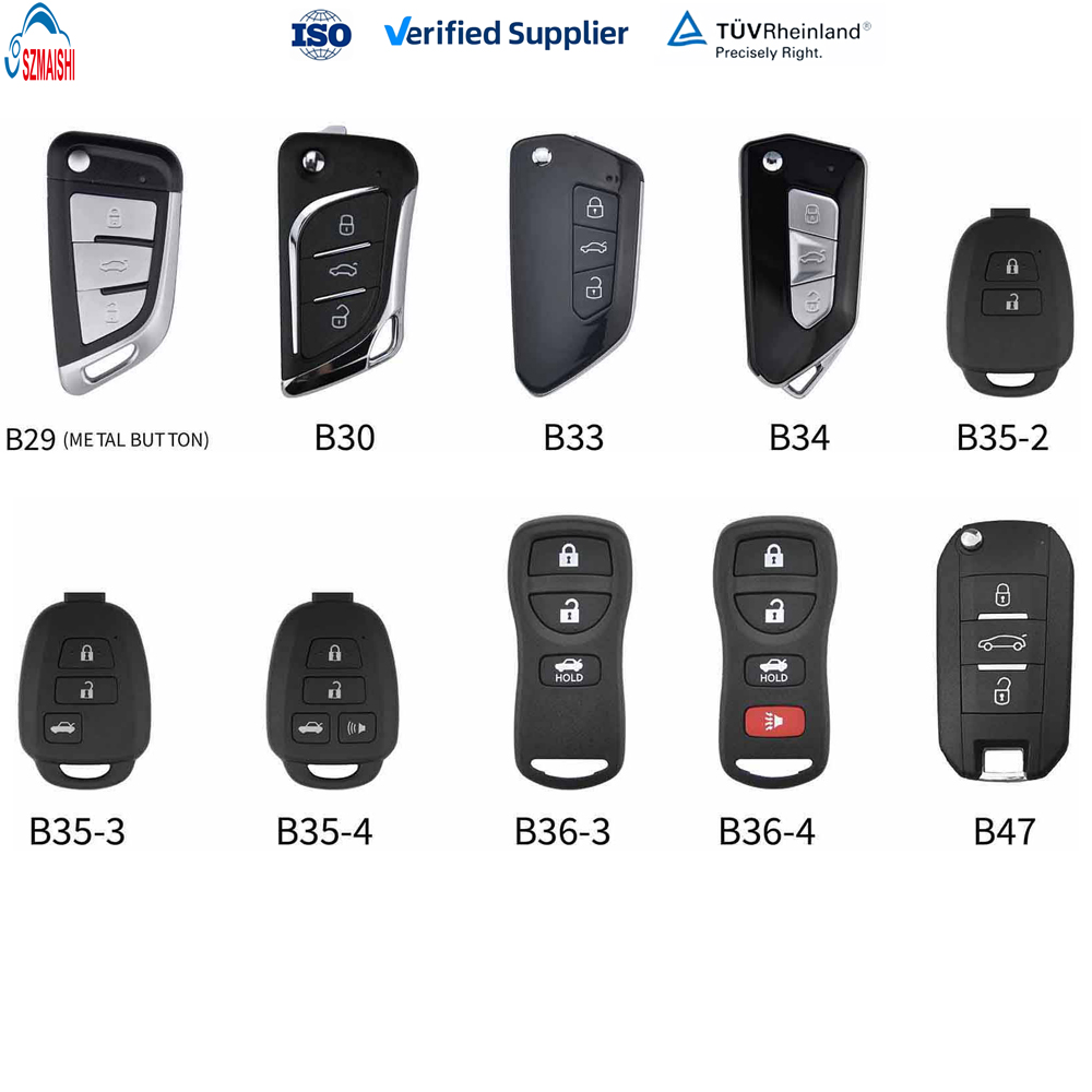 KEYDIY KD B Series Universal Remote Control Car Key For KD-X2 KD-MAX Replacement Vehicles Keys With Chips For Car Key Wholesale