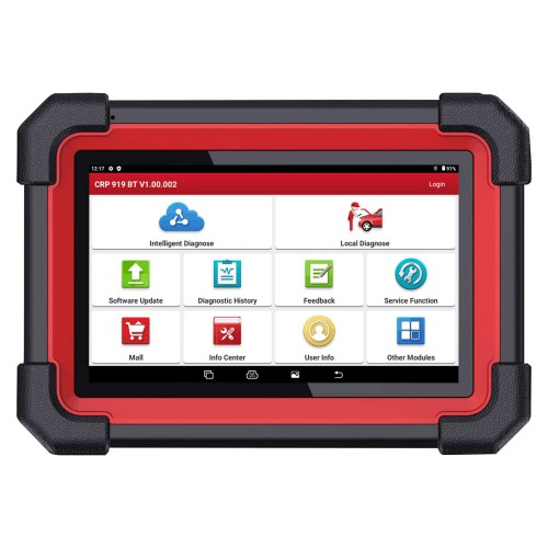 Launch X431 Crp919e Bt Car Diagnostic Tool Dbscar VII Vci Auto OBD OBD2 Scanner Active Test ECU Coding Canfd Doip 31+ Reset Services