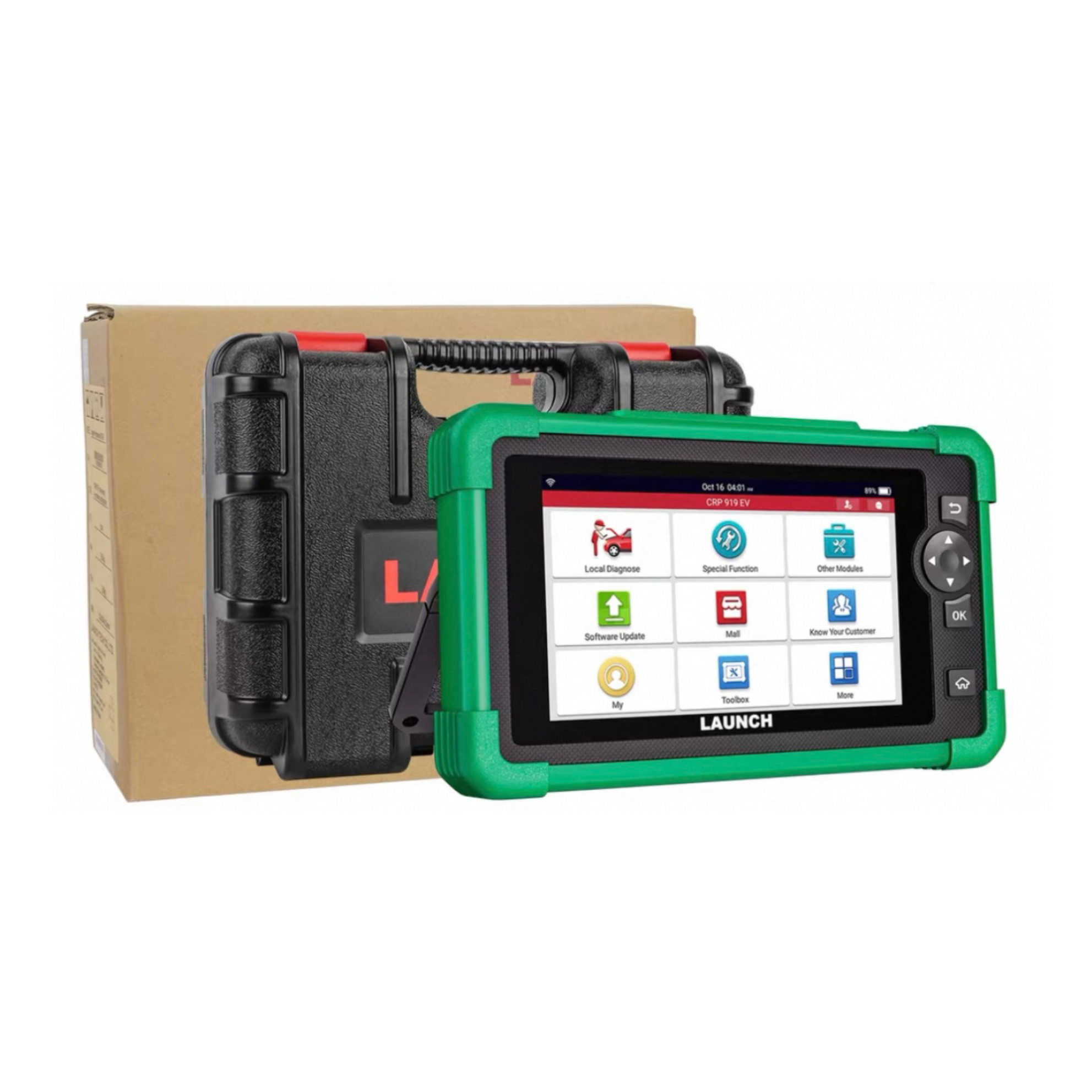 LAUNCH CRP919 EV Ecu Coding Bi-Directional Active Test OBD2 Car Diagnostic Machine for Electric Cars New Energy Vehicles