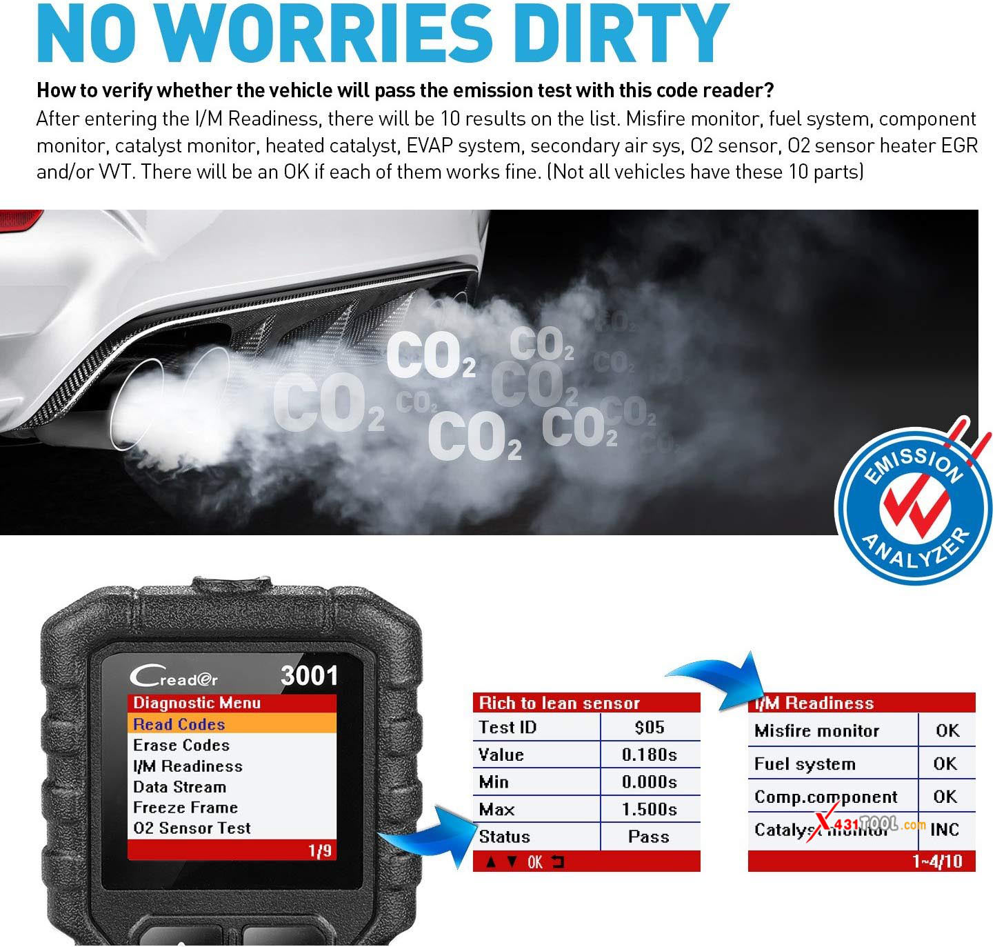 Check Engine Diagnostics Status